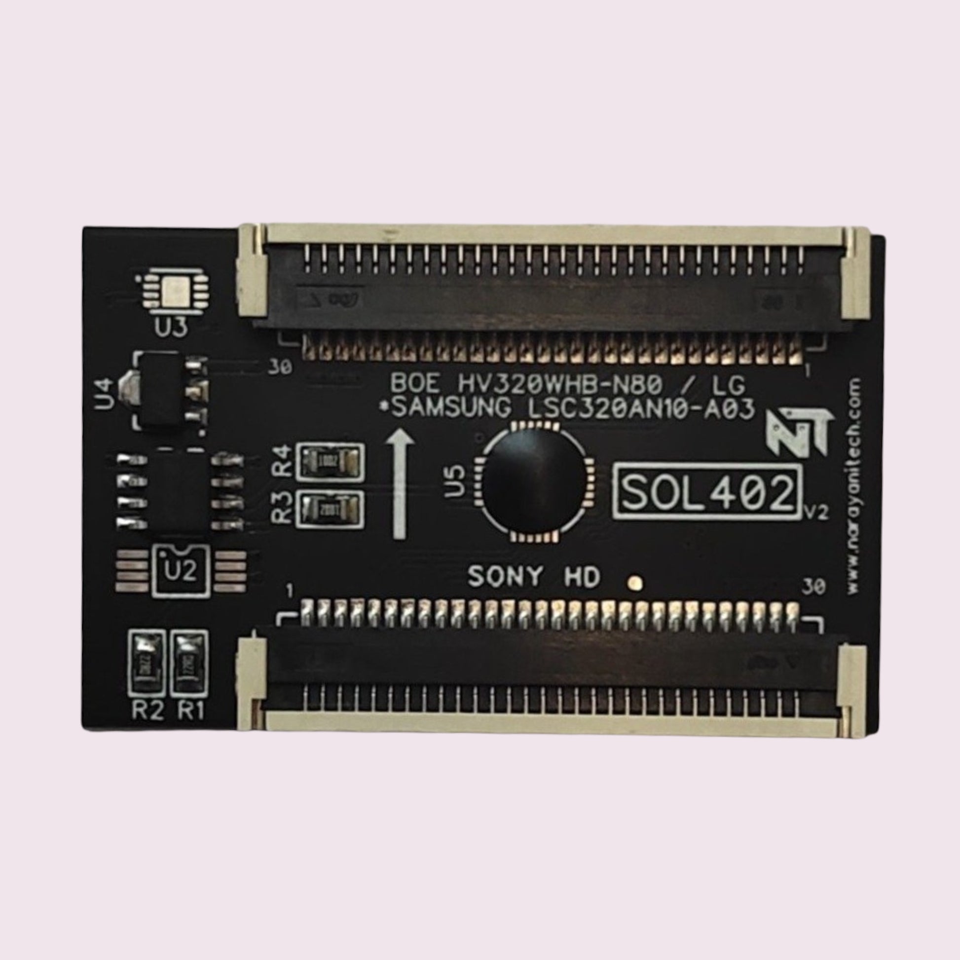 Sony to BOE/LG HD to HD 30P HD to 30P HD LVDS Interface Board SOL402 - Faritha