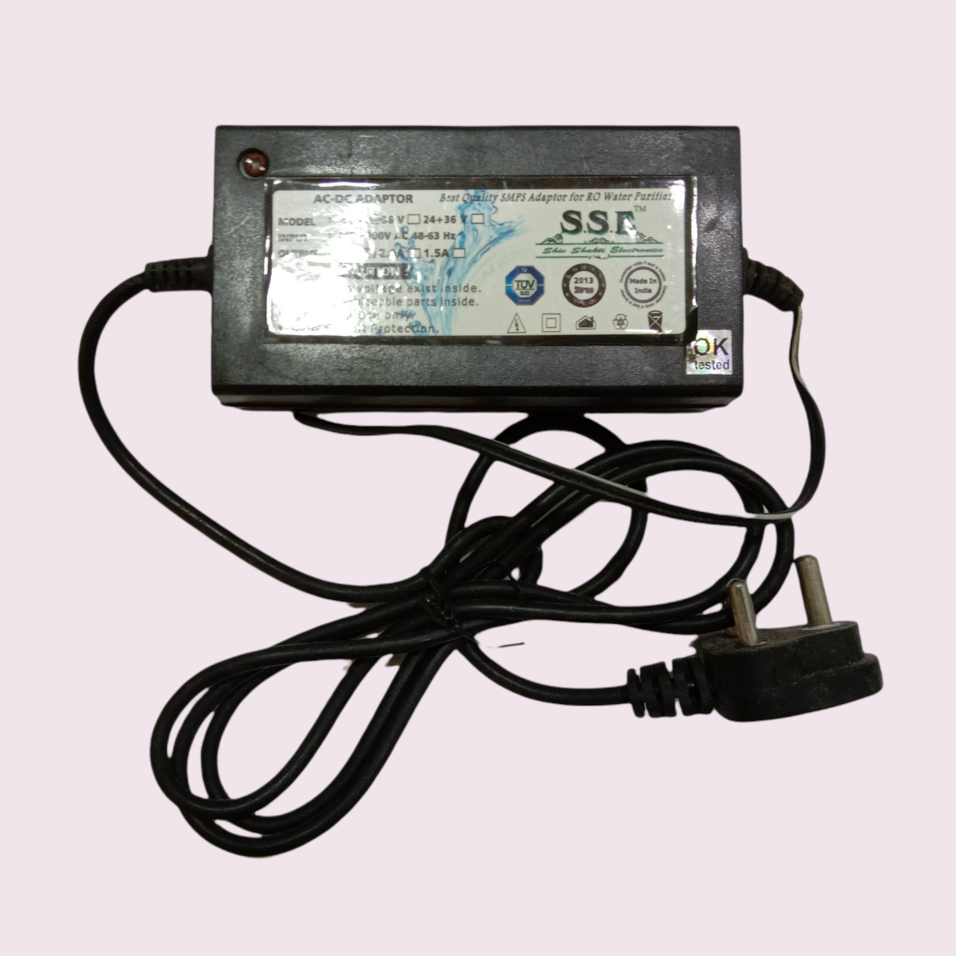 Powersupply Adapter 24V 2.5A suitable for All R.O Water Purifier - Faritha