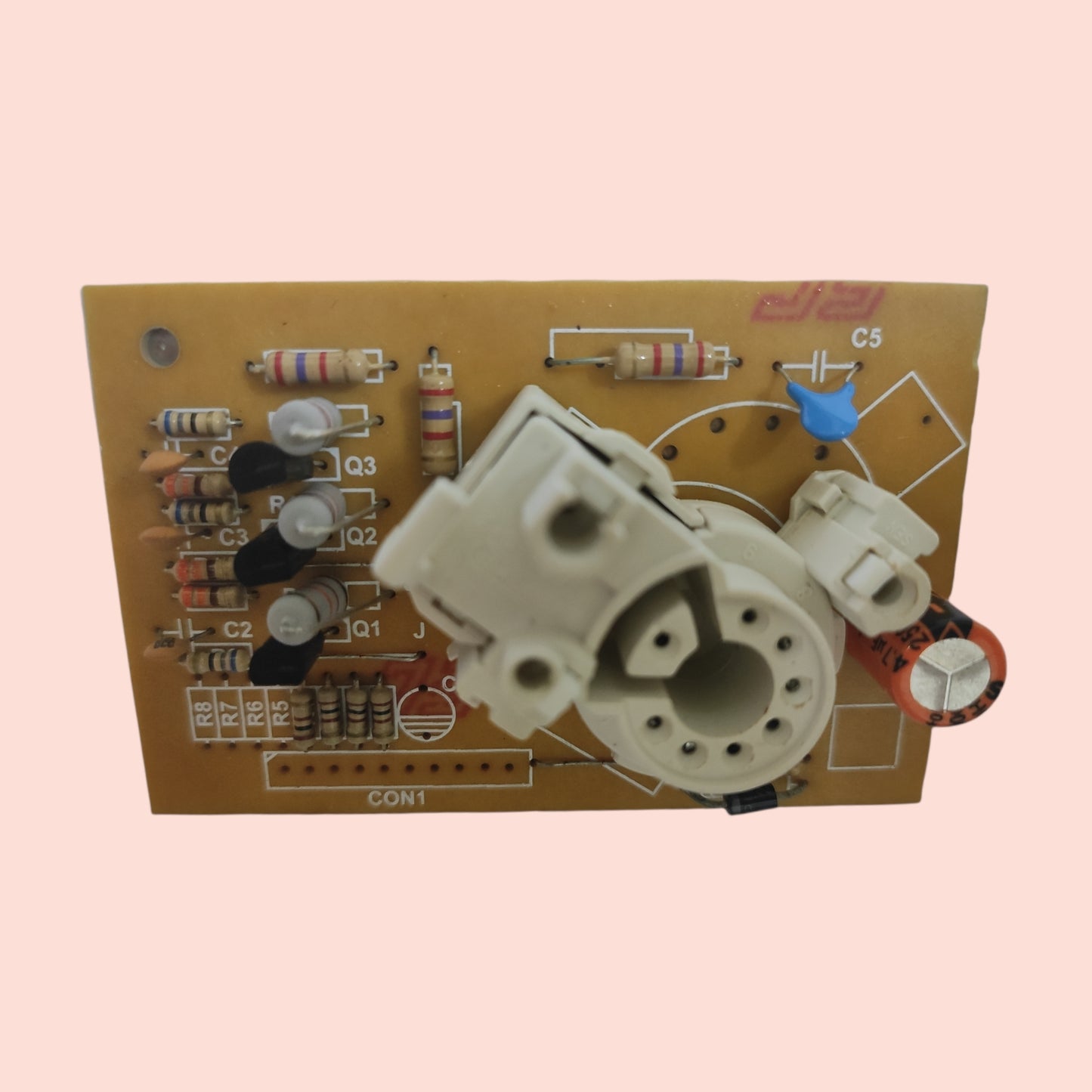 7 Pin Terminals CRT Socket White - Faritha