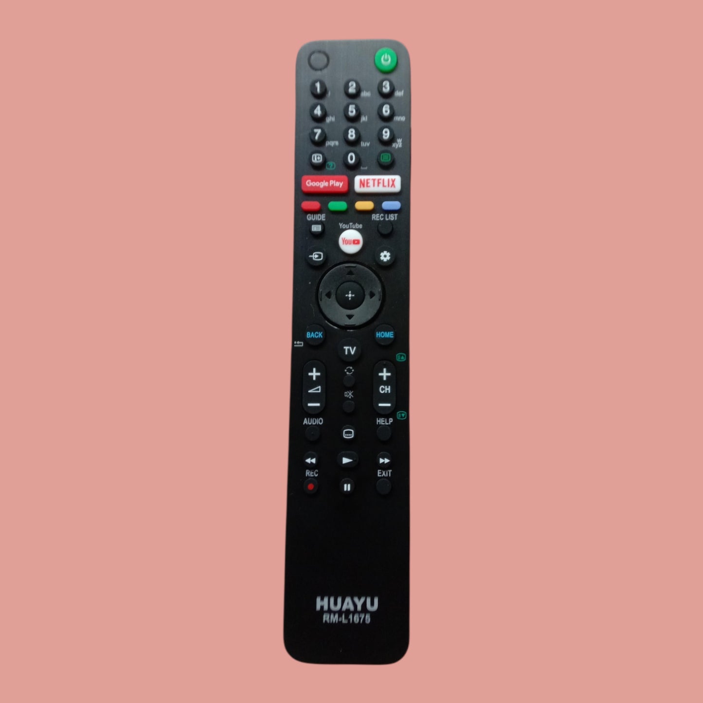 Sony Smart TV remote control with Googleplay and Youtube and Netflix