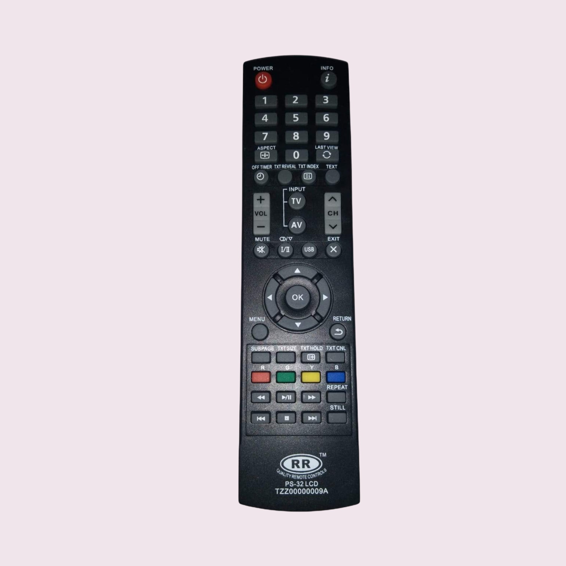 Panasonic LCD TV Universal Remote Control (LD11) - Faritha