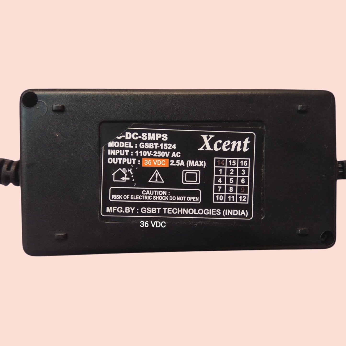 SMPS Powersupply Adapter 36V 2.5A suitable for All R.O Water Purifier