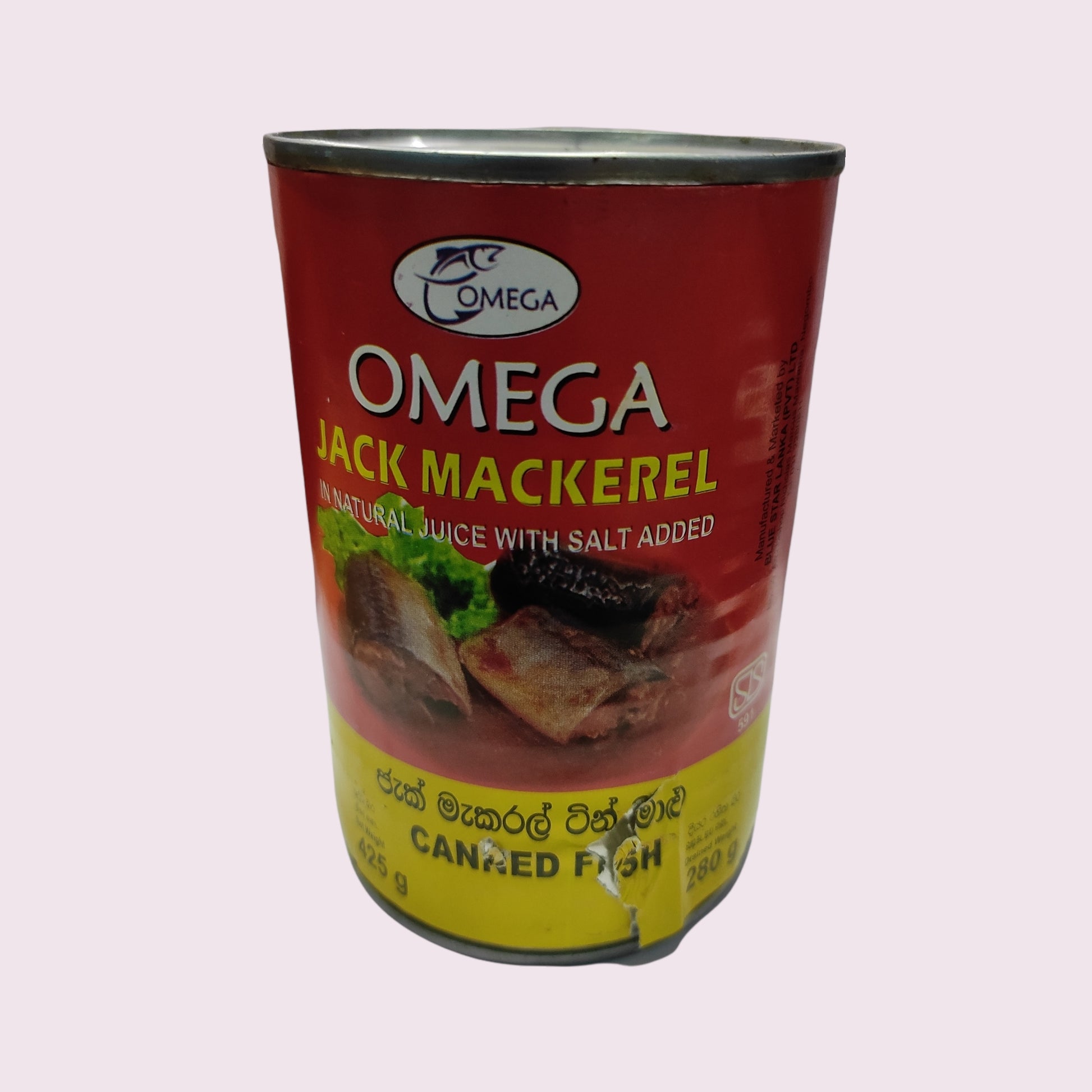 Omega jack Mackerel Canned fish Chunky Tasty Healthy - Faritha