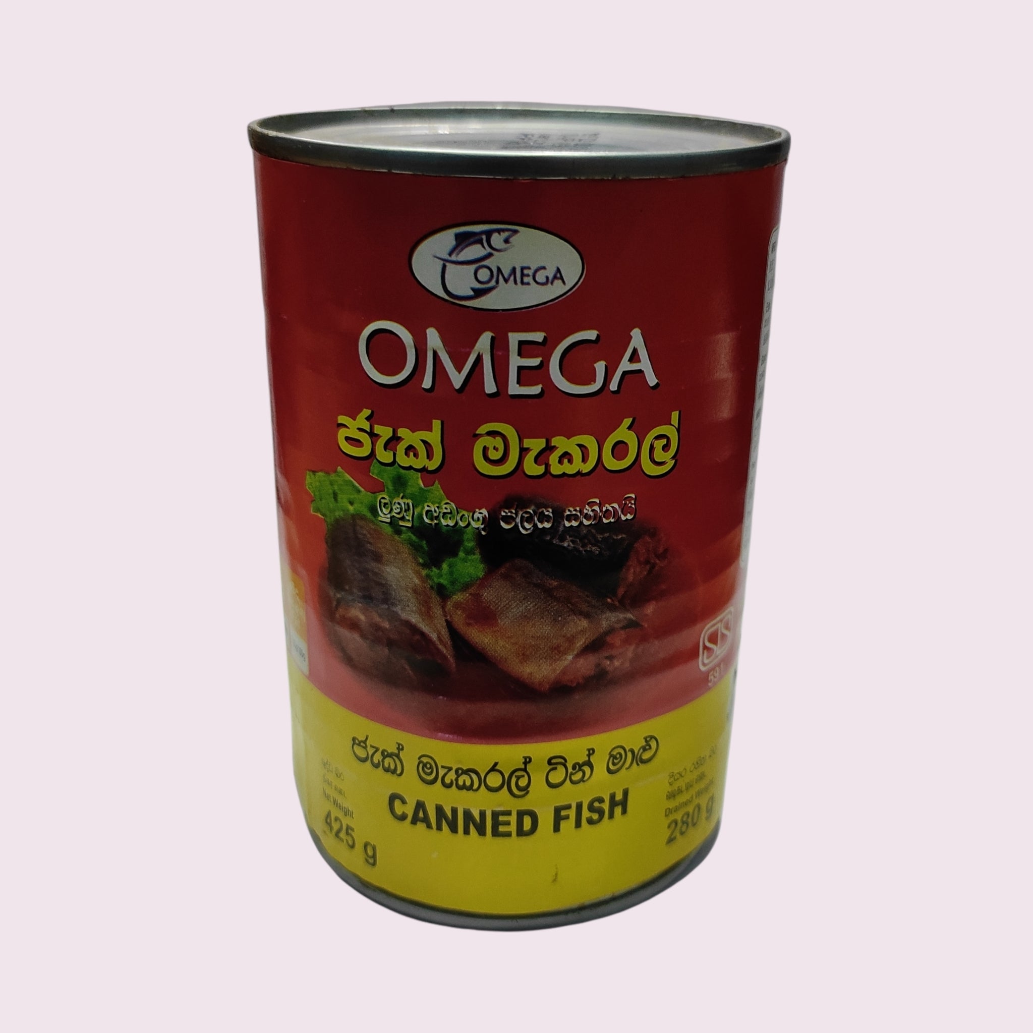 Omega jack Mackerel Canned fish Chunky Tasty Healthy