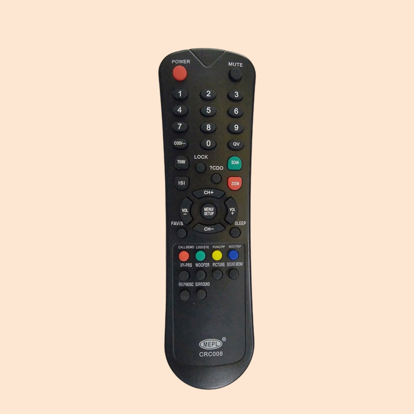 Akai Universal TV Remote Control Common (TV12)