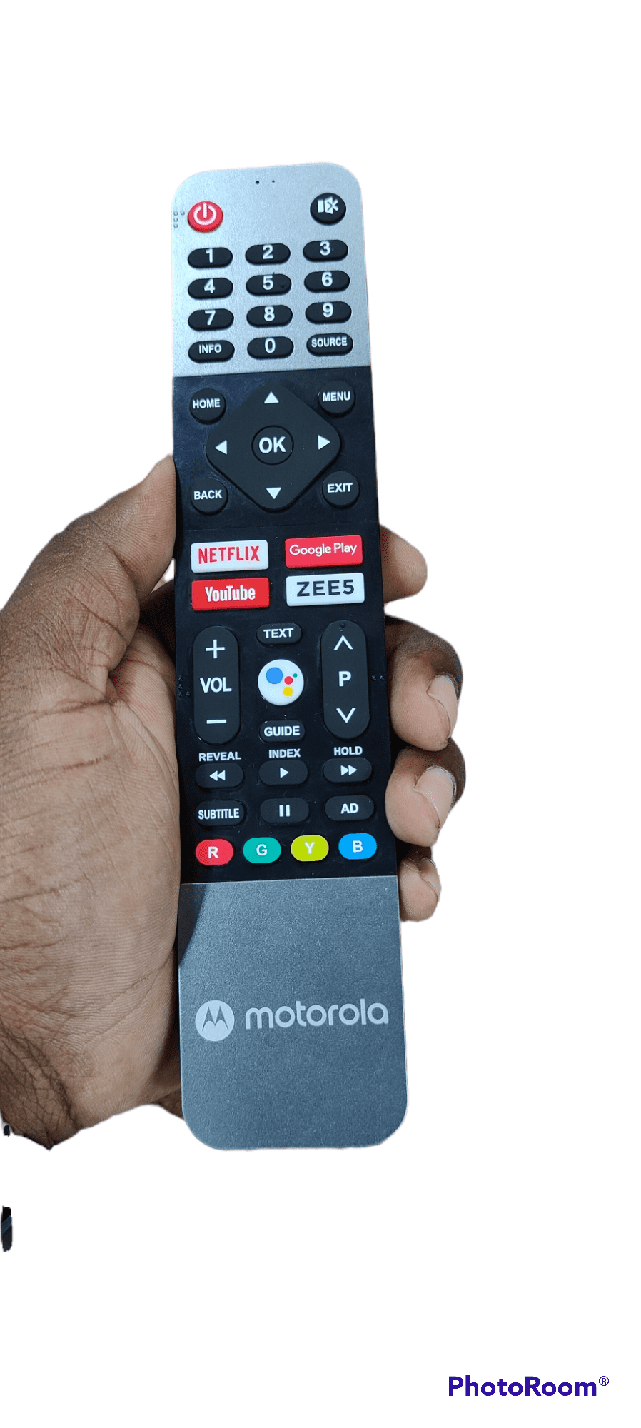 Orginal Motorola  Smart led tv remote with google voice recognition and Netflix and YouTube and Zee5 - Faritha