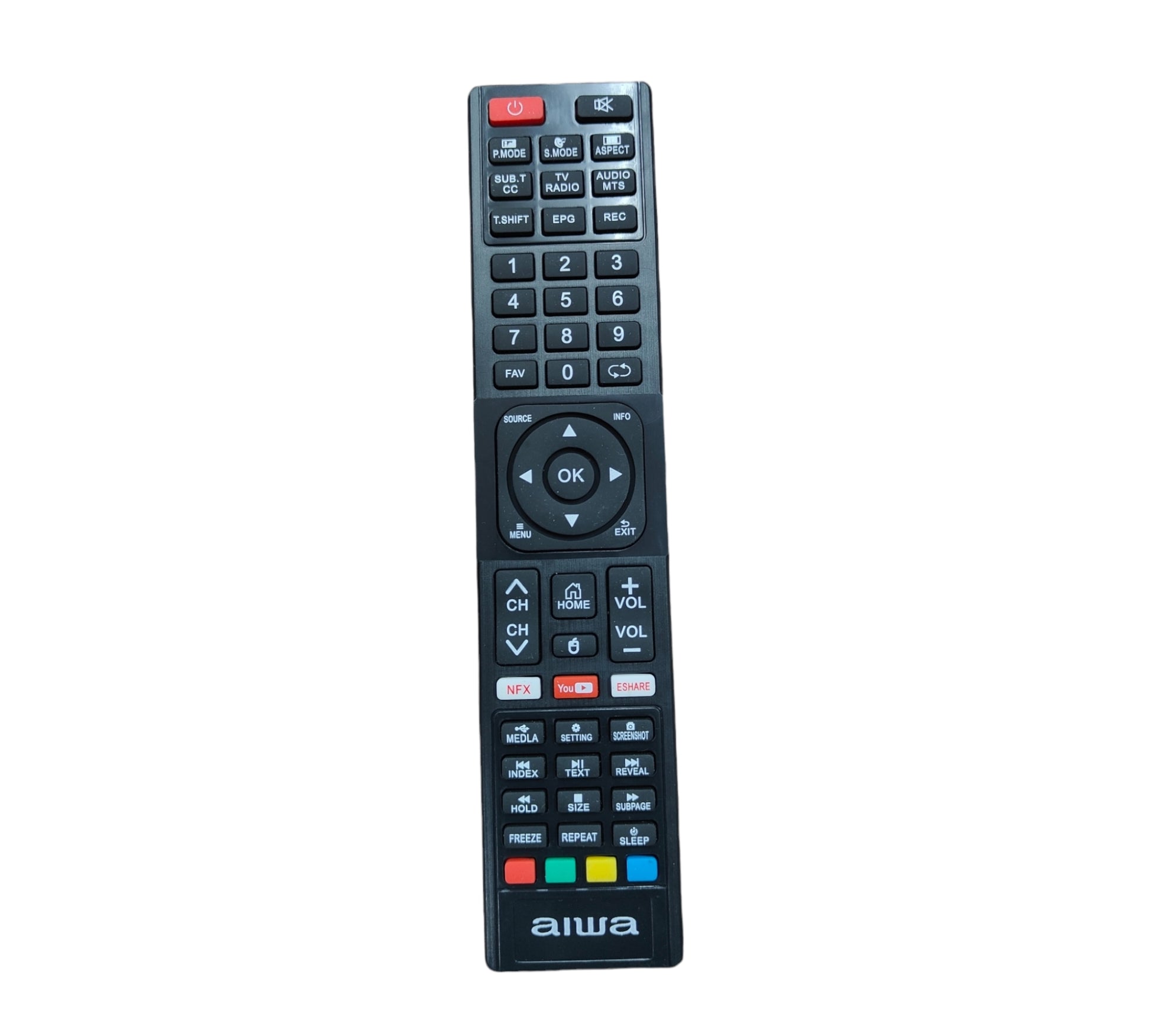 Aiwa Remote Control with Netflix and youtube - Faritha