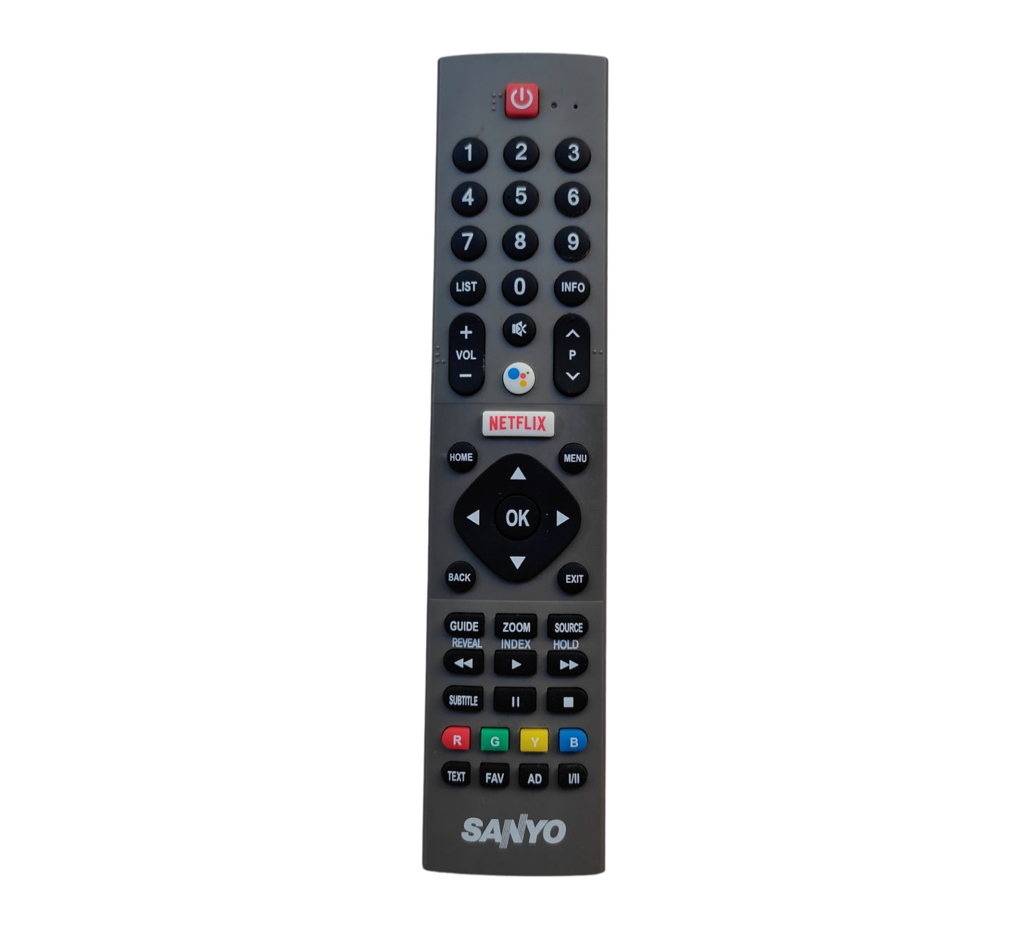 Sanyo Smart Tv Remote
