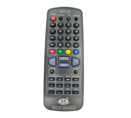Sharp Universal TV Remote Controller 20 (TV21) - Faritha
