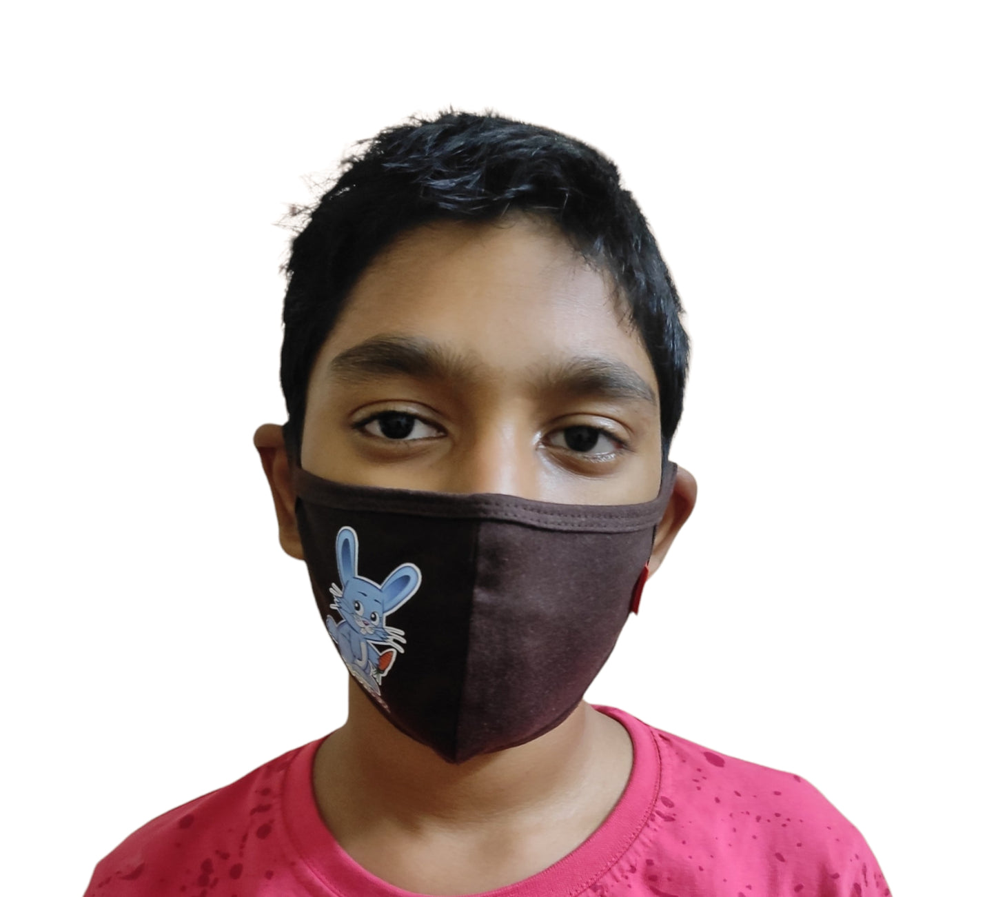 Poomex Kids Face Mask washable Combed Cotton 4 Pcs
