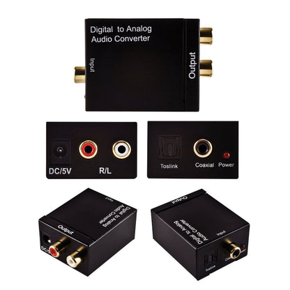 Digital to Analog Audio Convertor Optical Input and RCA Output*