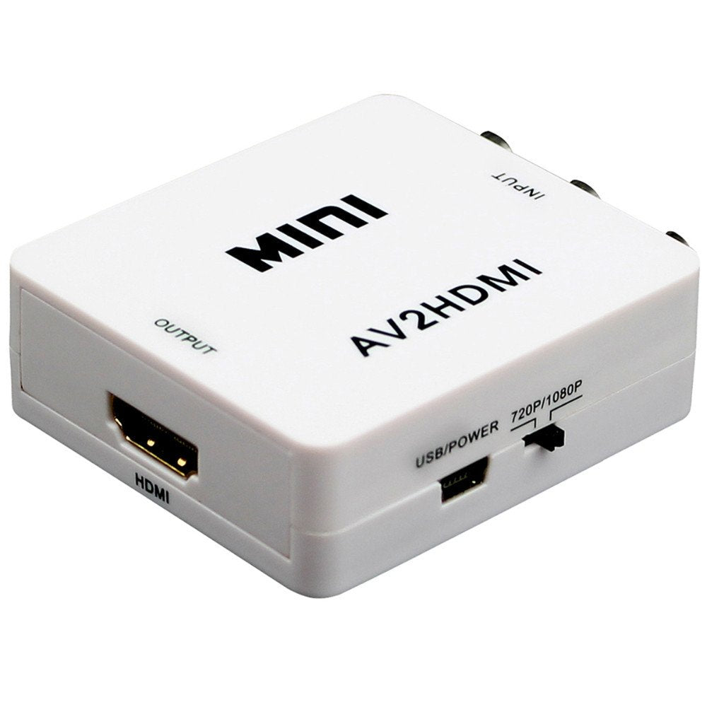 AV2HDMI 1080P RCA, AV, CVBS to HDMI Mini Composite Converter Adapter* - Faritha