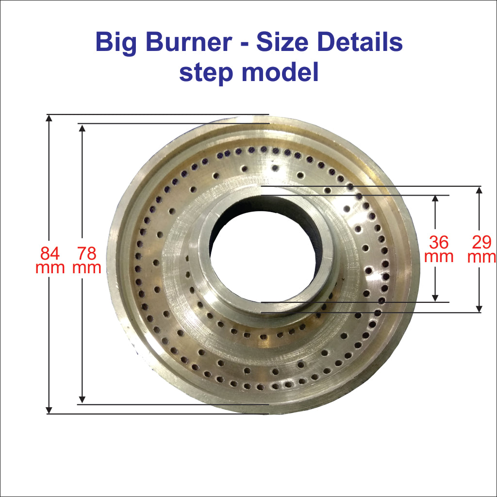 3 nos gas stove burner for Sunflame Gas stove SMB - Faritha