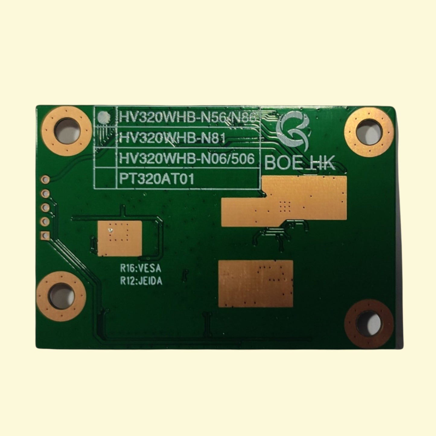 BOE HK HV320WHB-F70 N56/N86 T-Con Logic Board Replacement