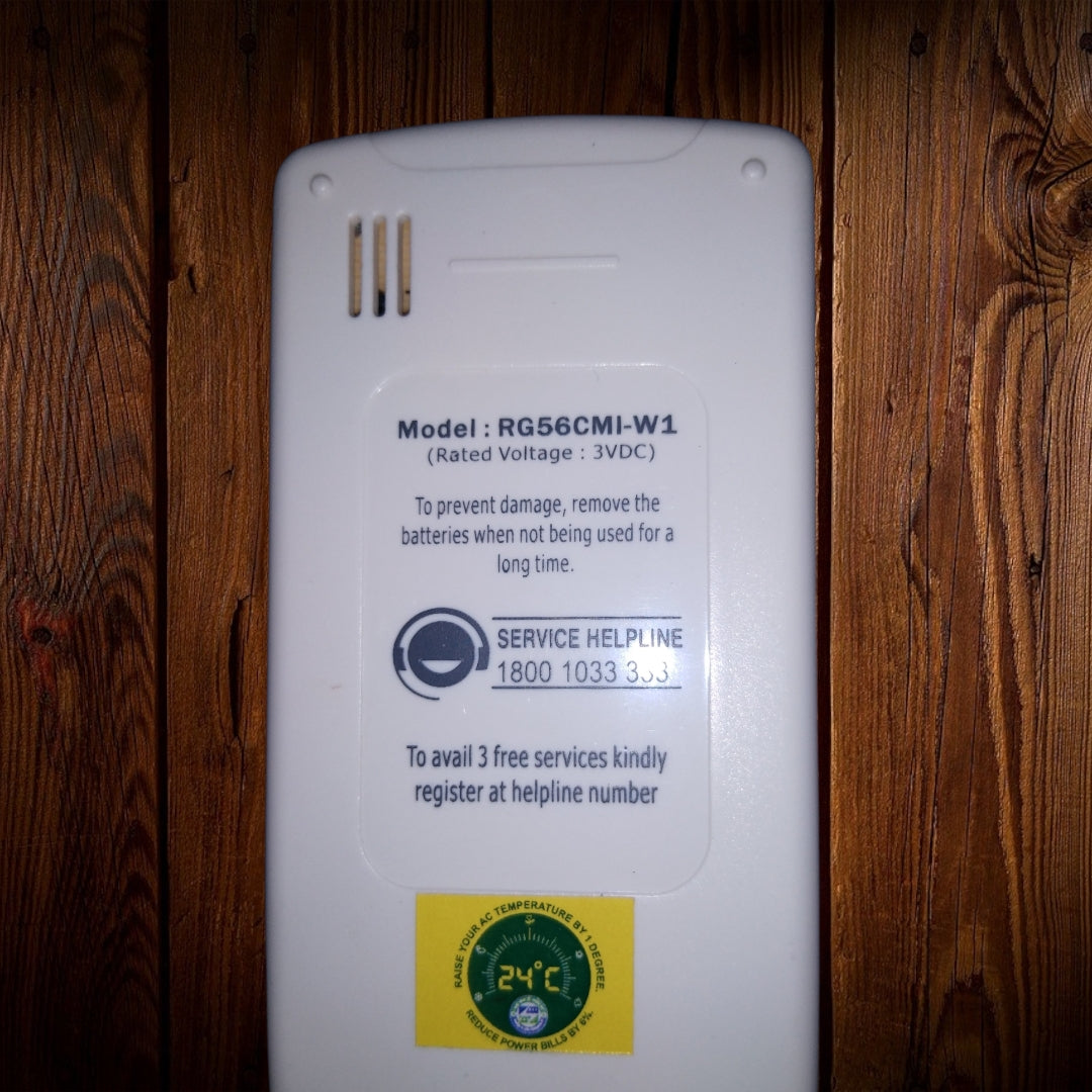 Orginal  Carrier Aircondition Remote Control - Faritha