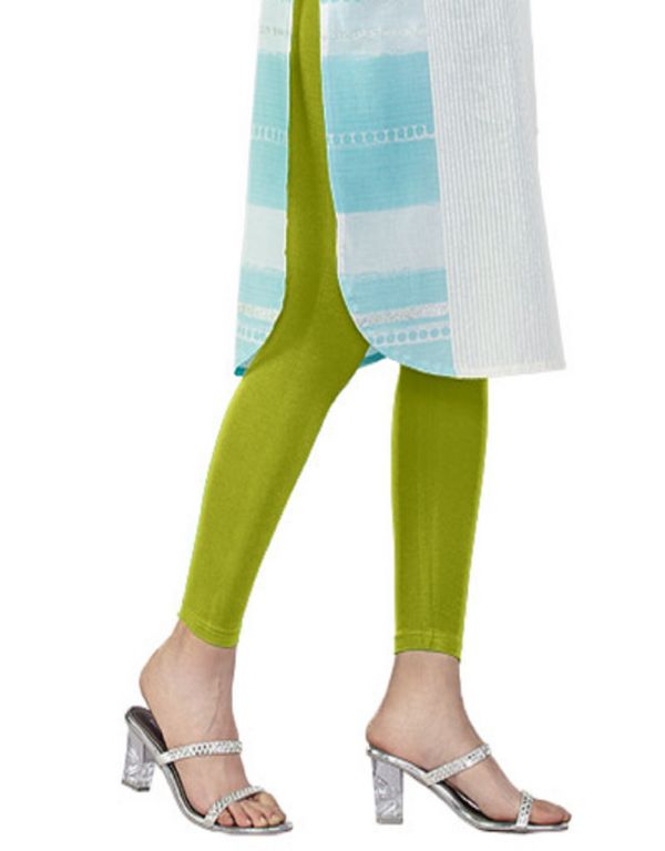 Shop Prisma's Tea Green Ankle Leggings for Ultimate Comfort