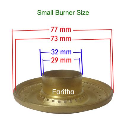 2 nos gas stove burner and bottom suitable for Automatic China Model Stove - Faritha