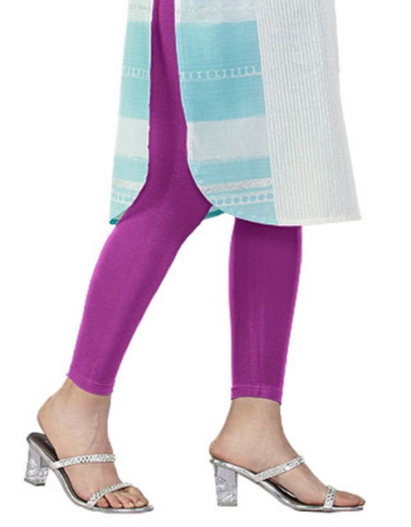 Buy ARa Ankle Length Cotton Solid Biscuit Colour Legging at Amazon.in