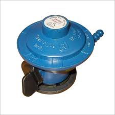 HP Low Pressure Gas LPG Regulator suitable for HP Cylinders (Blue Colour) - Faritha