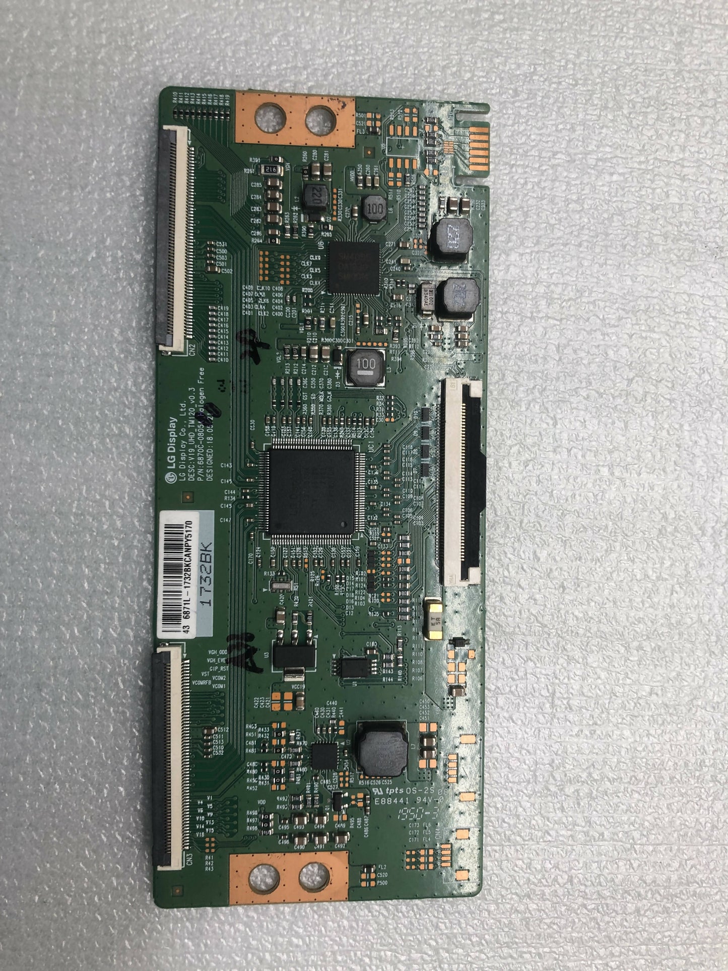 LG 6870C-0805A T-Con Board for 43″ and 49″ 4K UHD TV