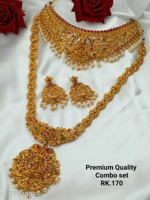 Kolhapuri Saj Jewellery Elite Necklace and Chain - Faritha