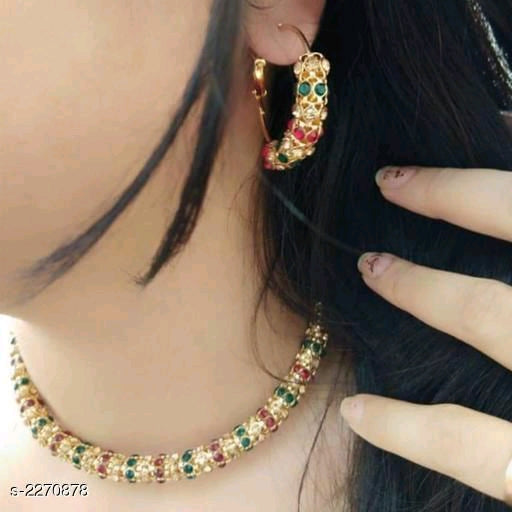Twinkling Beautiful Fancy Jewellery Sets - Faritha