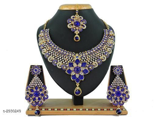 Women's Alloy Gold Plated Jewellery Set
