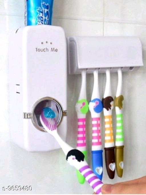 Toothpaste dispenser for bathroom