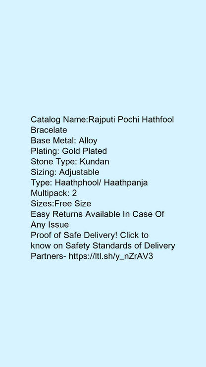 Rajputi Pochi Hathfool Bracelate - Faritha
