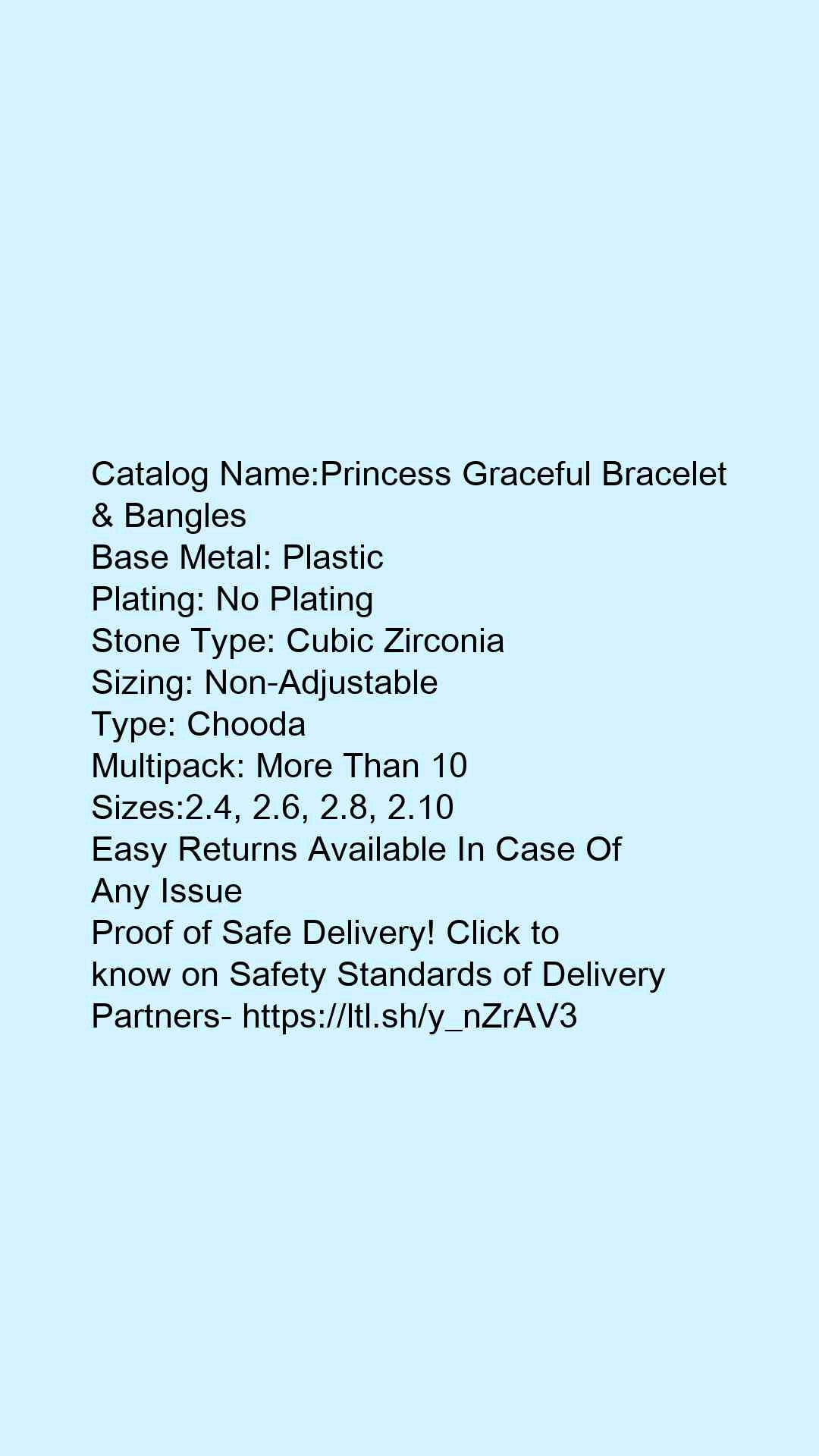 Princess Graceful Bracelet & Bangles - Faritha