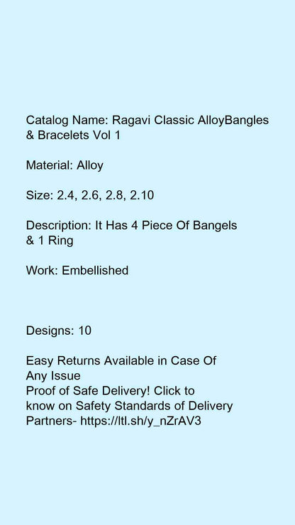 Ragavi Classic AlloyBangles & Bracelets Vol 1