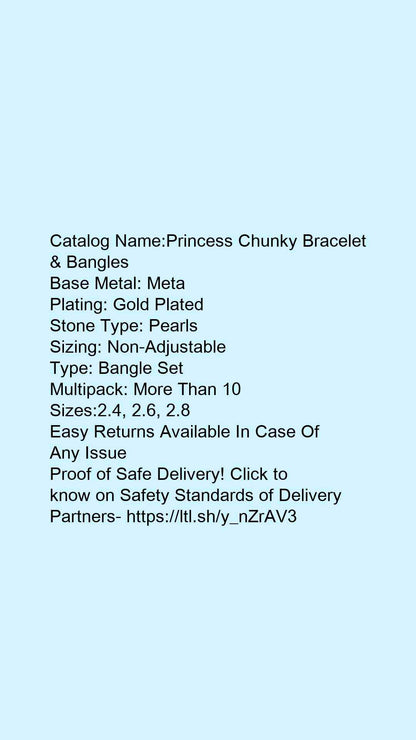 Princess Chunky Bracelet & Bangles - Faritha