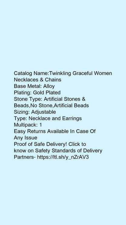 Twinkling Graceful Women Necklaces & Chains - Faritha