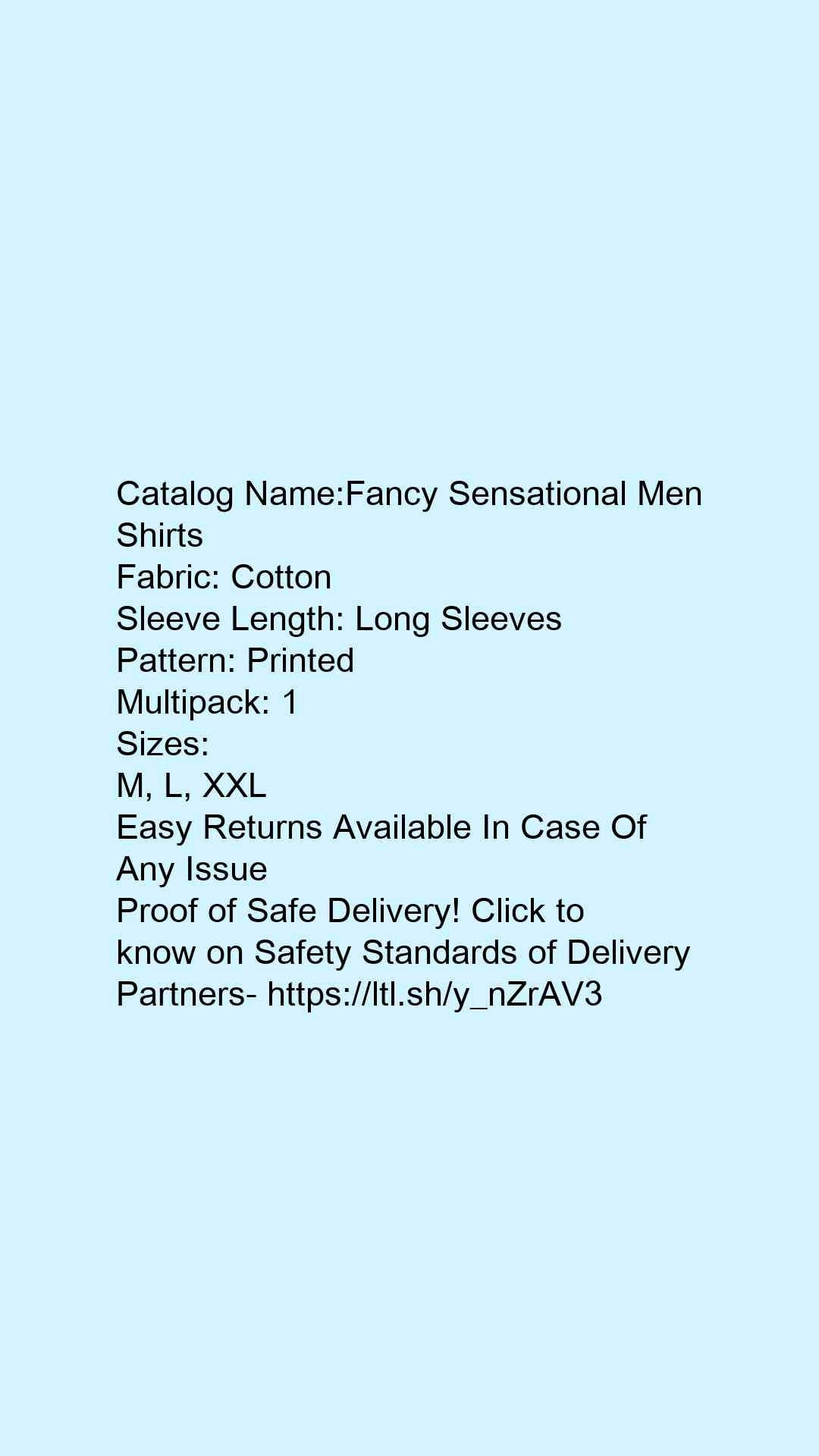 Printed Sensational Men Shirts - Faritha