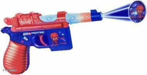 Spiderman Projector Gun with Real Sound Light and Music for Your Kids - Faritha