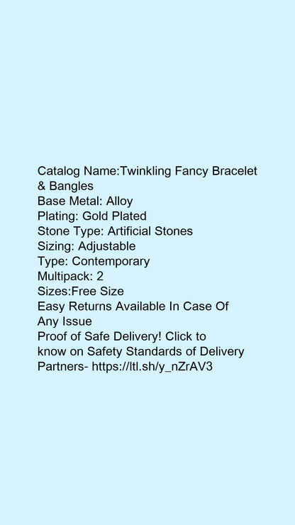 Twinkling Fancy Bracelet & Bangles - Faritha