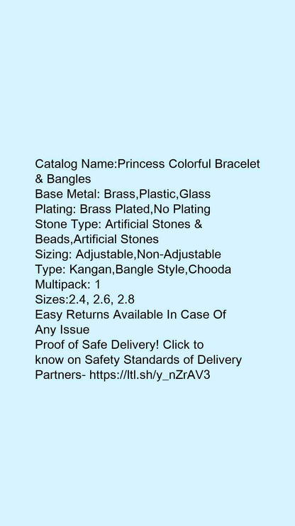 Princess Colorful Bracelet & Bangles - Faritha
