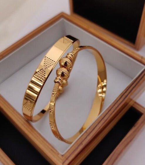 Link Fancy Bracelet - Gold or Silver – Balara Jewelry