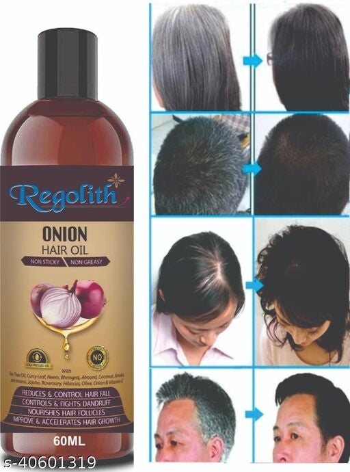 Regolith Onion Hair Oil with 14 Essential Oils for - Faritha