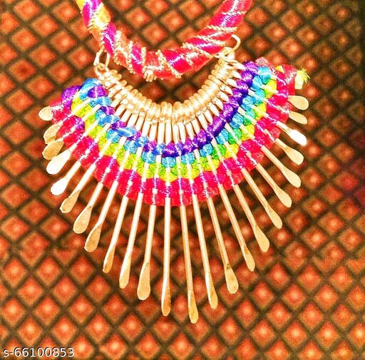 Shimmering colourful necklace - Faritha