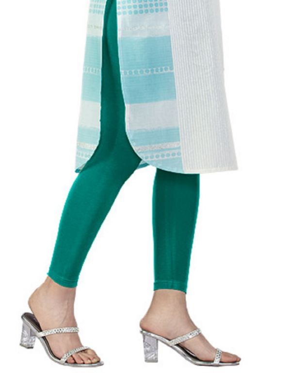 Dollar Women's Missy Pack of 1 Cotton Slim Fit Rama Green Color Ankle  Length Leggings – Dollarshoppe