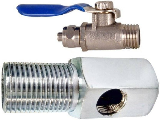 High Quality RO Water Purifier 1/2'' Brass Inlet Valve with 1/4'' On/Off Lever