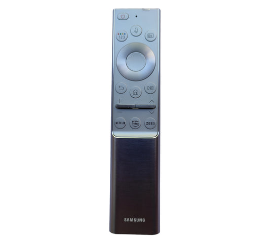 Samsung Smart TV voice remote metal body — Netflix Prime ZEE5 rechargeable India Faritha