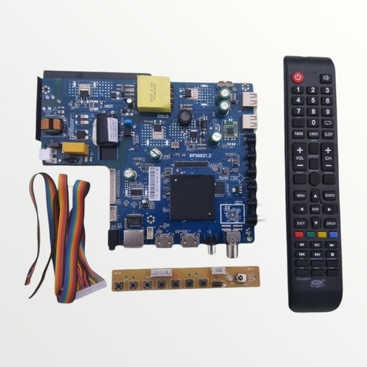 Universal Android TV Main Board TP.MS358.PB801 with Remote for 32 to 42 Inch Smart TVs