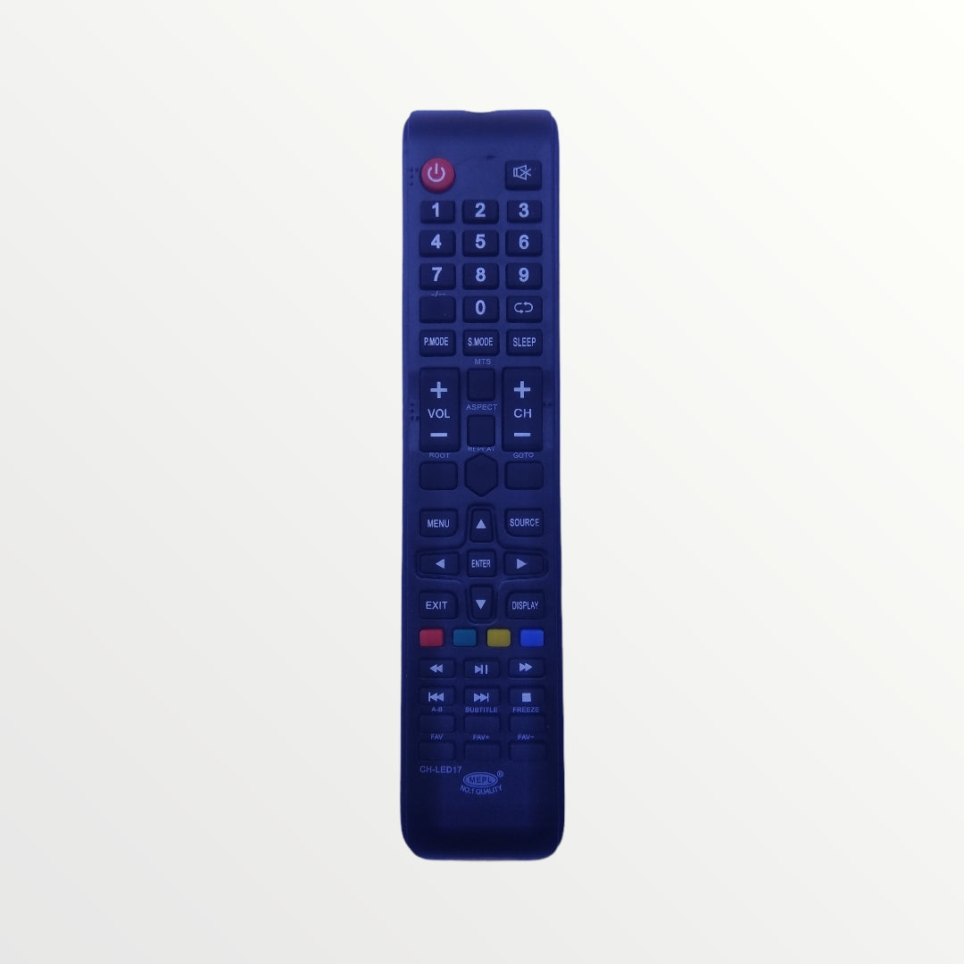 Universal LED LCD TV Remote Control Model CH-LCD17 with Multi-Function Keys
