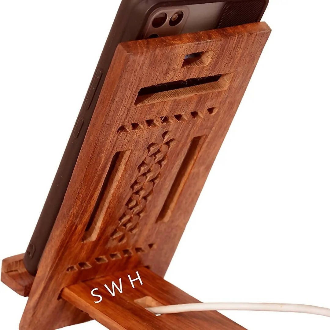 Wood Mobile Stand - Faritha